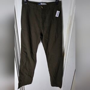 Old Navy 90's Straight Linen Blend. 34×30 NWT